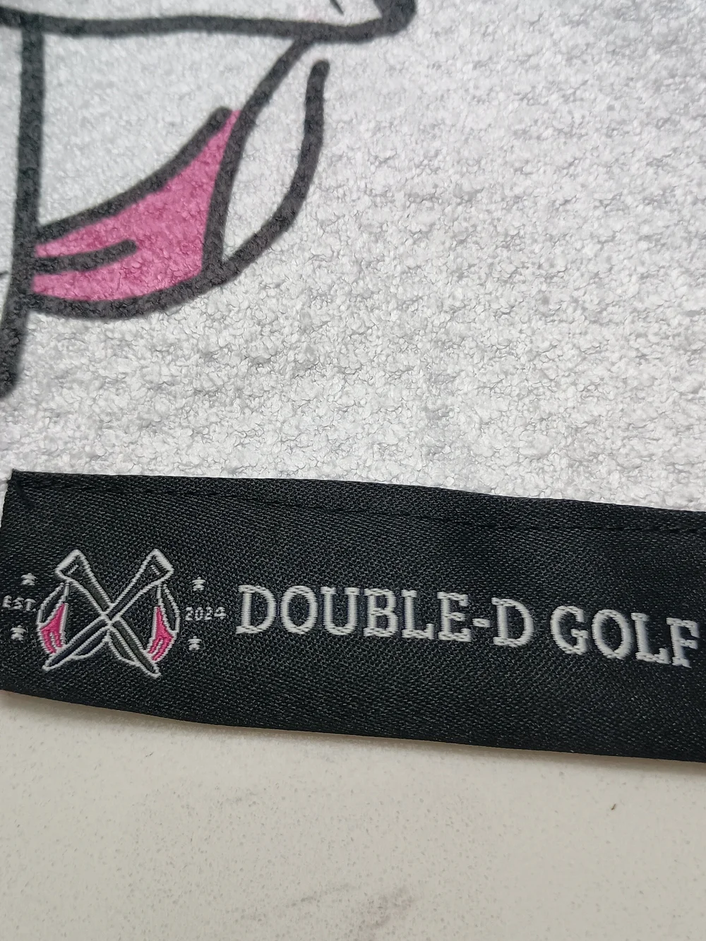 New Double-D Golf Towel For Breast Cancer Awareness * Save The Ta-Tas